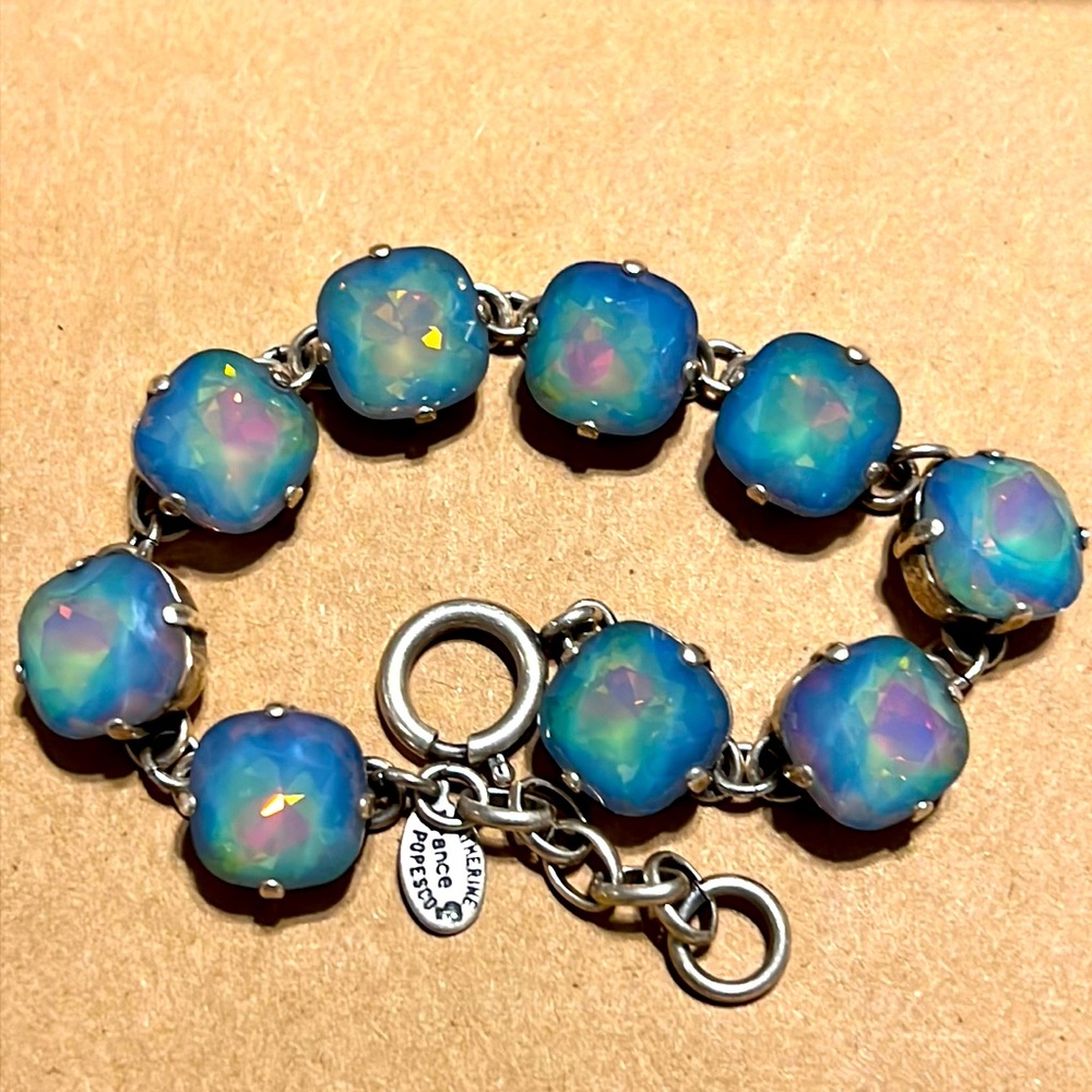 Catherine Popesco Blue Opalescent Bracelet